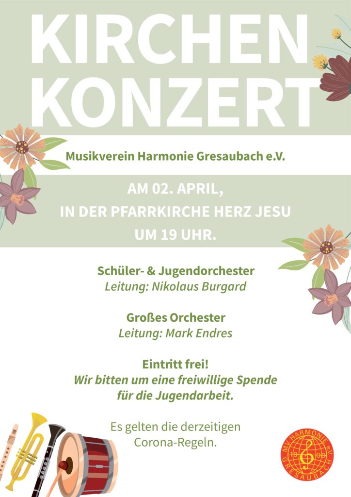 Kirchenkonzert des Musikverein Harmonie Gresaubach e.V.