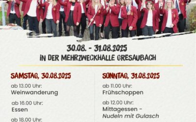 125-JÄHRIGES JUBILÄUM DES MUSIKVEREIN HARMONIE GRESAUBACH