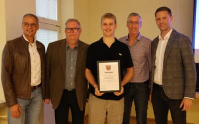 Gresaubach ehrt einen weiteren Weltmeister im Fallschirmspringen